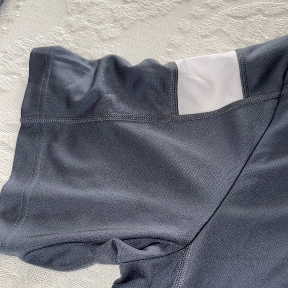 Adidas Men's Charcoal and White Polo Shirt - Picture 5 of 14